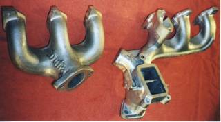 Dutra Dual Cast Iron Exhaust Manifolds